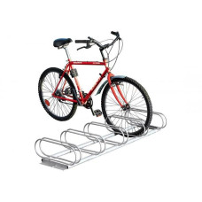 Bicycle Stand Eco, 5 Bicycles, PROCITY: Metal - Galvanized, Free-standing.
