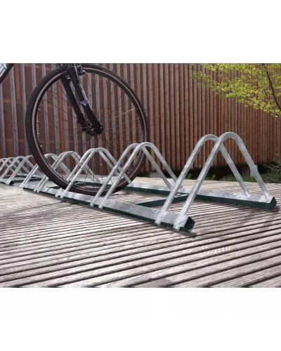 Buy Bicycle stand Modular Infinite, extension, 3 bicycles, PROCITY: Metal - Galvanized, freestanding online - Shop now. Delivery available.