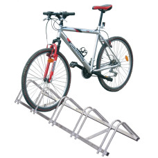 Bicycle Stand Modular Infinite, 5 bicycles, PROCITY: Metal - Hot-dip galvanized, free-standing.