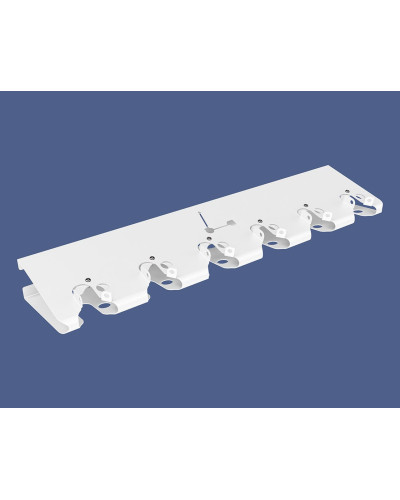 Rollerständer für Wandmontage, 6 Fahrräder, PROCITY: Metall. - Reinweiß, zum Einbetonieren - Kaufen Sie im Online-Shop.