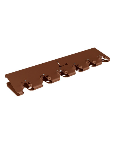 Rollerständer für Wandmontage, 6 Fahrräder, PROCITY: Metall. - Rost Corten-Effekt, zum Einbetonieren - Kaufen Sie im Online-Shop