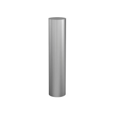 Stainless steel removable bollard, D: 220 mm, H: 600mm, for embedding - PROCITY.