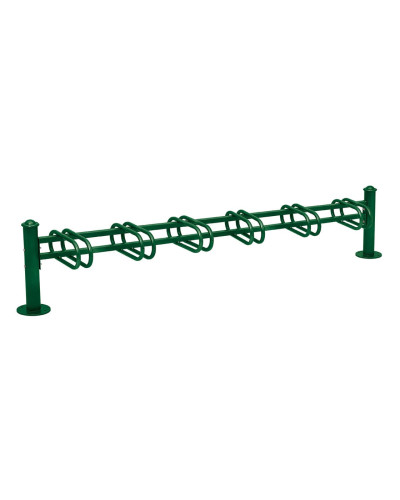 Fahrradständer Province Agora, einseitig, 6 Fahrräder, PROCITY: Metall - Moosgrün, auf Bodenplatten kaufen Sie im Online-Shop