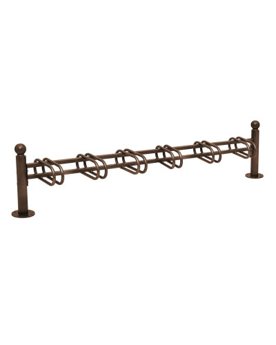 Buy Bike stand Province Kugel, single-sided, 6 bikes, PROCITY: Metal - Chocolate Brown, on ground plates - Shop Online with Delivery.