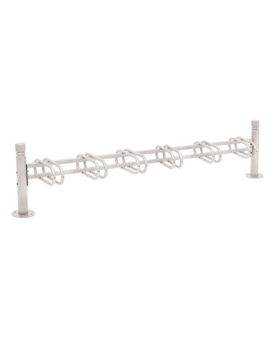 Fahrradständer Province City, einseitig, 6 Fahrräder, PROCITY: Metall - Seidengrau, auf Bodenplatten - Kaufen Sie im Online-Shop
