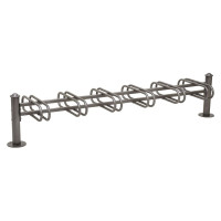 Fahrradständer Province Agora, doppelseitig, 12 Fahrräder, PROCITY: Metall - Procity Grau, auf Bodenplatten