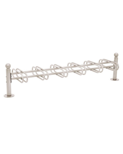 Fahrradständer Provinz Kugel, doppelseitig, 12 Fahrräder, PROCITY: Metall - Seidengrau, auf Bodenplatten - Kaufen Sie im Online-Shop