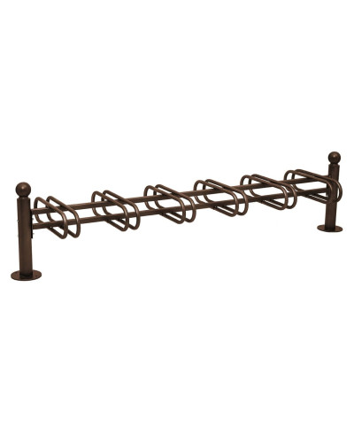 Fahrradständer Province Kugel, doppelseitig, 12 Fahrräder, PROCITY: Metall - Schokoladenbraun, auf Bodenplatten - Kaufen Sie im Online-Shop
