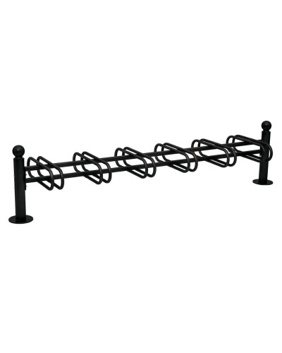 Fahrradständer Province Kugel, doppelseitig, 12 Fahrräder, PROCITY: Metall - Tiefschwarz, auf Bodenplatten - Kaufen Sie im Online-Shop
