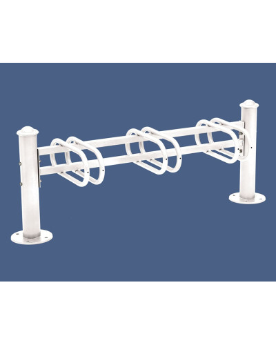 Kaufen Sie Fahrradständer Province Agora, einseitig, 3 Fahrräder, PROCITY: Metall - Reinweiß, auf Bodenplatten im Online-Shop mit Lieferung.