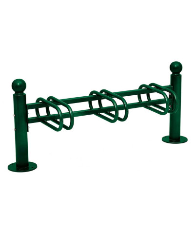 Kaufen Sie Fahrradständer Province Kugel, einseitig, 3 Fahrräder, PROCITY: Metall - Moosgrün, auf Bodenplatten im Online-Shop mit Lieferung.