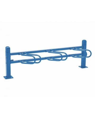 Buy Bicycle Stand Convi, 3 Bicycles, PROCITY: Metal - gentian blue, on floor plates online.