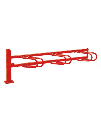 Buy Bicycle rack Convi extension for 3 bicycles, PROCITY: Metal - Traffic Red, on base plates - Shopping Online.