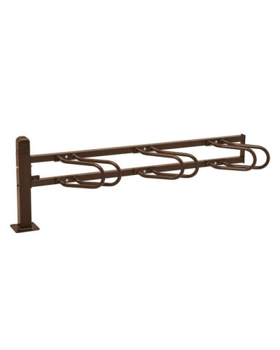 Buy Bicycle Rack Convi, Extension, 3 Bicycles, PROCITY: Metal - Chocolate Brown, on Floor Plates - Order Online.