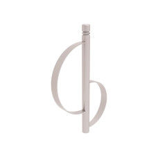 Bike rack Province Classic City, 1 bike, METAL - Silk Grey, for embedding.