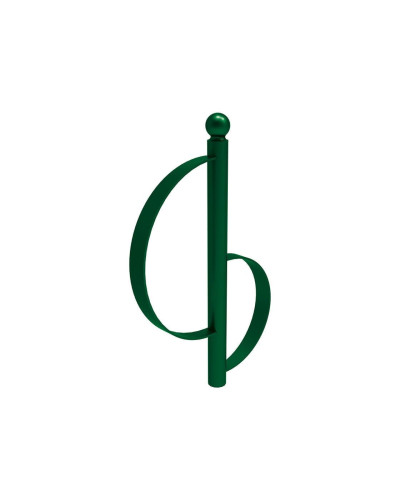 Buy Bicycle stand Province Classic Ball, 1 bike, PROCITY: Metal - Moss Green, for concreting - Online-Shop Delivery.