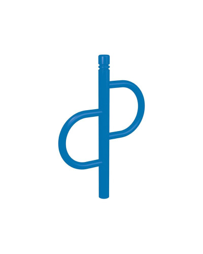 Buy Bicycle Rack Province Tradition City, 1 Bike, PROCITY: Metal and Wood - Gentian Blue, for Embedding Online - Shop Now