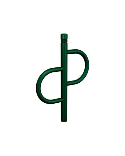 Buy Bicycle Rack Province Tradition City, 1 Bicycle, PROCITY: Metal and Wood - Moss Green, for Embedding - Shop Online