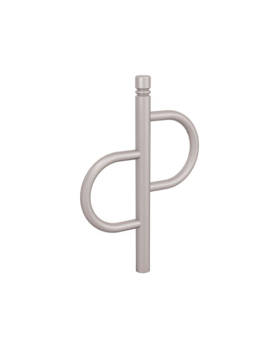 Buy Province Tradition City Bike Rack, 1 Bike, PROCITY: Metal and Wood - Silk Grey, for Embedding Online - Order Now!