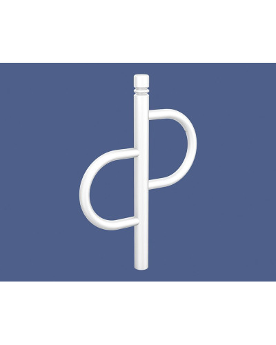 Buy Bicycle Rack Province Tradition City, 1 Bicycle, PROCITY: Metal and Wood - Pure White, for Embedding online - Shop Now!