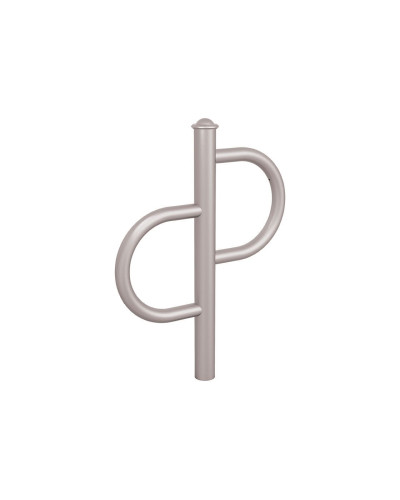 Buy Bicycle rack Province Tradition Agora, 1 bicycle, PROCITY: Metal and Wood - Silk Grey, for embedding Online - Shop Delivery