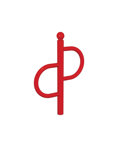 Buy Bicycle rack Province Tradition Sphere, 1 bike, METAL and WOOD - Traffic Red, for embedding - Shop Online.