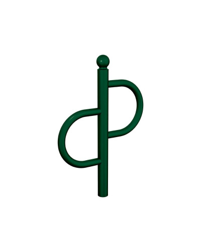 Buy Bike rack Province Tradition Sphere, 1 bike, PROCITY: metal and wood - moss green, for embedding online - Shop Now for Delivery