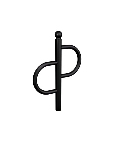 Buy Bicycle Rack Province Tradition Sphere, 1 Bicycle, PROCITY: Metal and Wood - Deep Black, for Embedding. - Buy in the online store