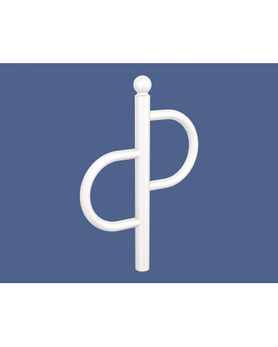 Buy delivery bicycle stand Province Tradition Kugel, 1 bicycle, PROCITY: metal and wood - pure white, for embedding - Buy in the online store