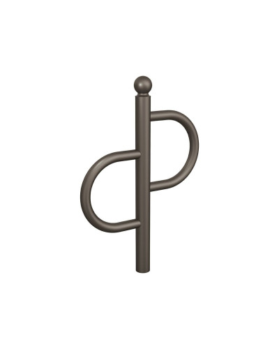 Buy Bicycle stand Province Tradition Ball, 1 bicycle, Procity: Metal and Wood - Procity Gray, for embedding - Shop Online for Delivery.