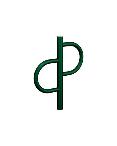 Buy Delivery Bicycle Rack Province Tradition Brushed Stainless Steel, 1 Bike, PROCITY: Metal and Wood - Moss Green, for Embedding - Shop Online.