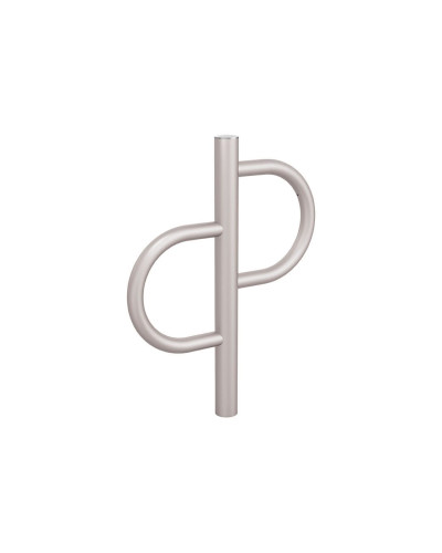 Buy Bike rack Province Tradition brushed stainless steel, 1 bike, PROCITY: metal and wood - Silk grey, for embedding. - Shop Online. Delivery.