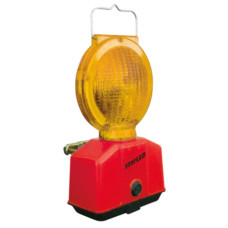 LED Warning Light Horizont | double-sided | Yellow | BASt-certified | Beacon Light for Construction Sites