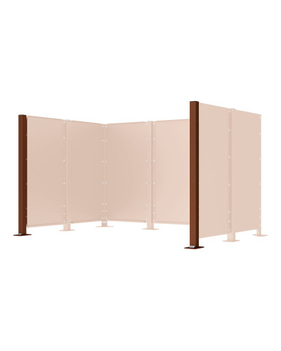 Trash Bins Privacy Screen Modular System - Buy in the Online Shop - Purchase and Delivery.