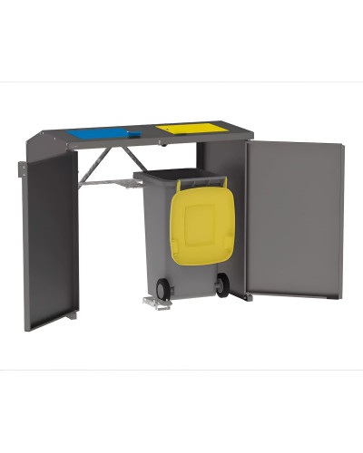 Containerüberdachung Modulares System - Verkleidung aus Kompaktem Laminat (H , B 1530 mm) -  - Kaufen Sie im Online-Shop