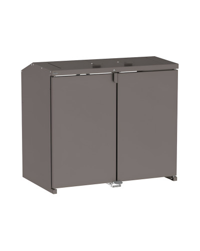 Trash Bin Enclosure Steel 770L/240L - Buy Online - Delivery.