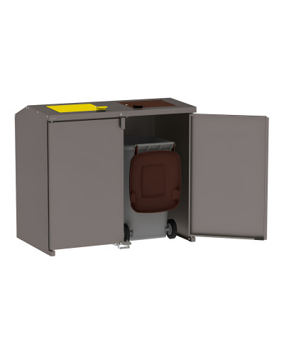 Steel Waste Bin Enclosure 770L/240L - Buy for Fast Delivery in the Online Shop.