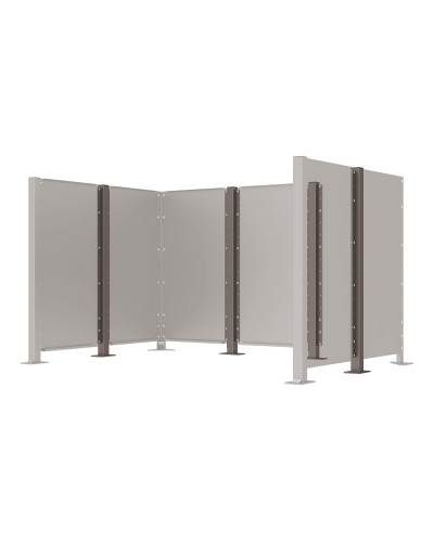 Garbage Bins Privacy Screen Modular System - Buy in the Online Shop.