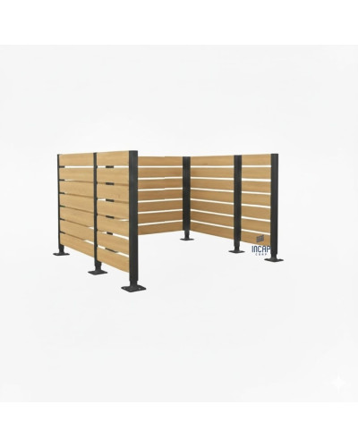 Garbage Bin Privacy Screen - Buy in the Online Shop with Fast Delivery