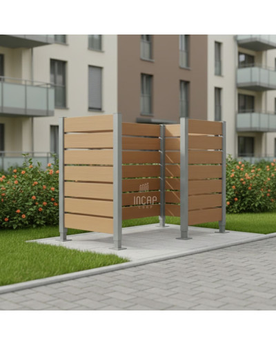 Garbage Bin Privacy Screen - Buy in the Online Shop - Fast Delivery