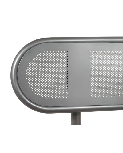 Buy PROCITY SITZBANK ESTORIL WITH STEEL BACKREST: Seat made of Galvanized Steel (Gentian Blue), Frame made of Steel (Gentian Blue) - Online Shop Delivery