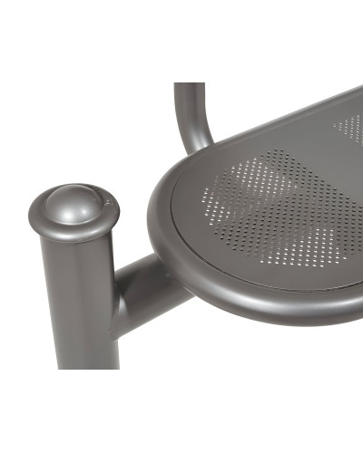 Buy PROCITY SITZBANK ESTORIL WITH STEEL BACKREST: Seat made of Galvanized Steel (Gentian Blue), Frame made of Steel (Gentian Blue) - Online Shop Delivery