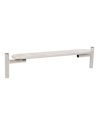 Buy PROCITY SITZBANK ESTORIL WITHOUT BACKREST MADE OF STEEL: Seat made of galvanized steel (Silk grey), Frame made of steel (Silk grey) - Purchase in Online Store with Delivery