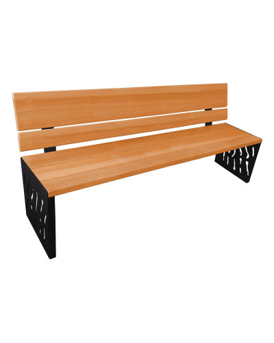 Kaufen Sie PROCITY SITZBANK VENEDIG AUS STAHL & HOLZ: Sitzfläche aus Tropenholz (helle Eiche), Gestel aus Stahl (Purpurrot) im Online-Shop mit Lieferung