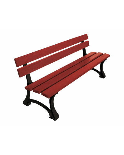 Buy PROCITY SITZBANK MORA - HOLZ: Seating area made of tropical wood (light oak), Frame made of steel (deep black) - Shop Online with Delivery