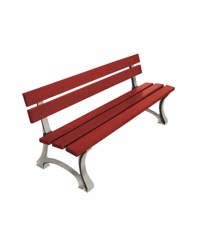 Kaufen Sie PROCITY SITZBANK MORA - WEICHHOLZ FERTIGSTELLUNG: Sitzfläche aus Tropenholz (Mahagoni), Gestel aus Stahl (Mahagoni) im Online-Shop mit Lieferung