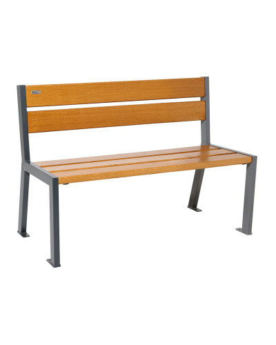 Kaufen Sie PROCITY SITZBANK SILAOS 5 HOLZLATTEN - OHNE ARMLEHNE - HOLZ & STAHL: Sitzfläche aus Eichenholz (helle Eiche), Gestell aus Stahl (Procity Grau) im Online-Shop mit Lieferung.