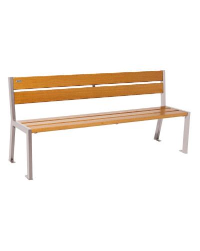Kaufen Sie PROCITY SITZBANK SILAOS 5 HOLZLATTEN - OHNE ARMLEHNE - HOLZ & STAHL: Sitzfläche aus Eichenholz (helle Eiche), Gestell aus Stahl (Seidengrau) - im Online-Shop. Lieferung.