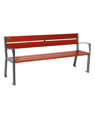 Kaufen Sie PROCITY SITZBANK SILAOS 5 HOLZLATTEN - MIT ARMLEHNE - HOLZ & STAHL im Online-Shop mit Lieferung.