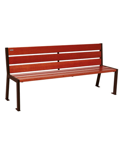 Kaufen Sie PROCITY SITZBANK SILAOS 6 HOLZLATTEN - OHNE ARMLEHNE - HOLZ & STAHL: Sitzfläche aus Eichenholz (Mahagoni), Gestell aus Stahl (Schokoladenbraun) online. Schnelle Lieferung.